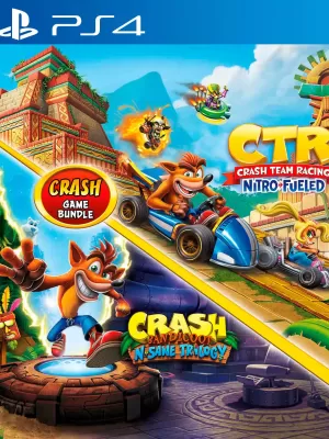 Lote Crash Bandicoot: N. Sane Trilogy + CTR Nitro-Fueled PS4